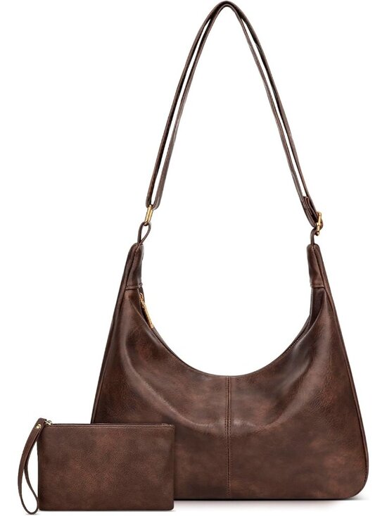 Handbags - Chic Slouchy Hobo Bag | Stylish Shoulder Purse for Everyday Use & Travel